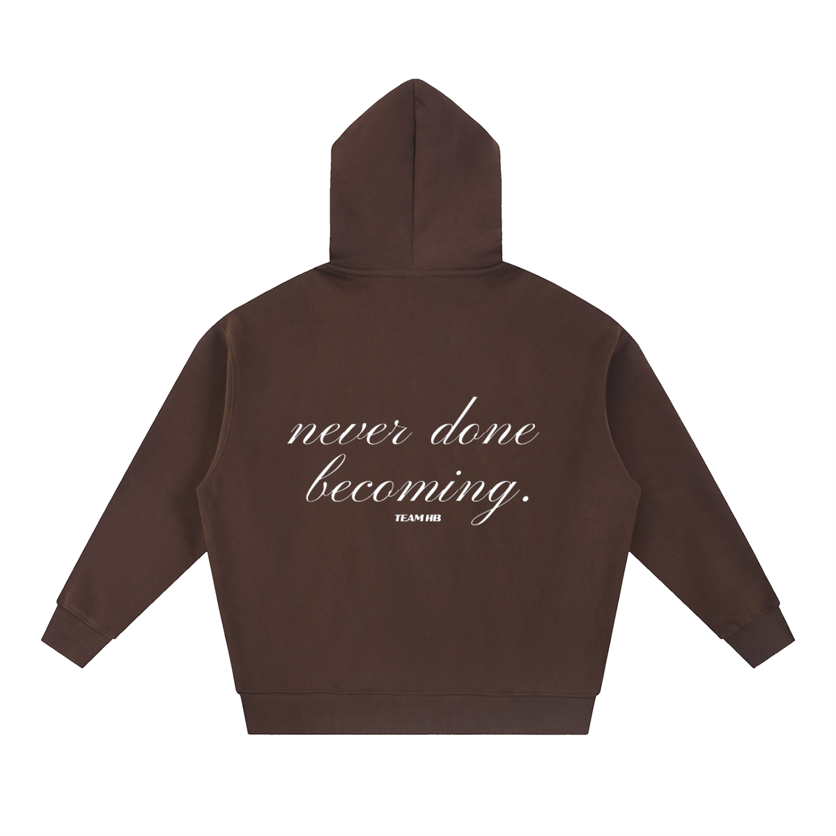 HB. Never Done Becoming Oversized Zip.